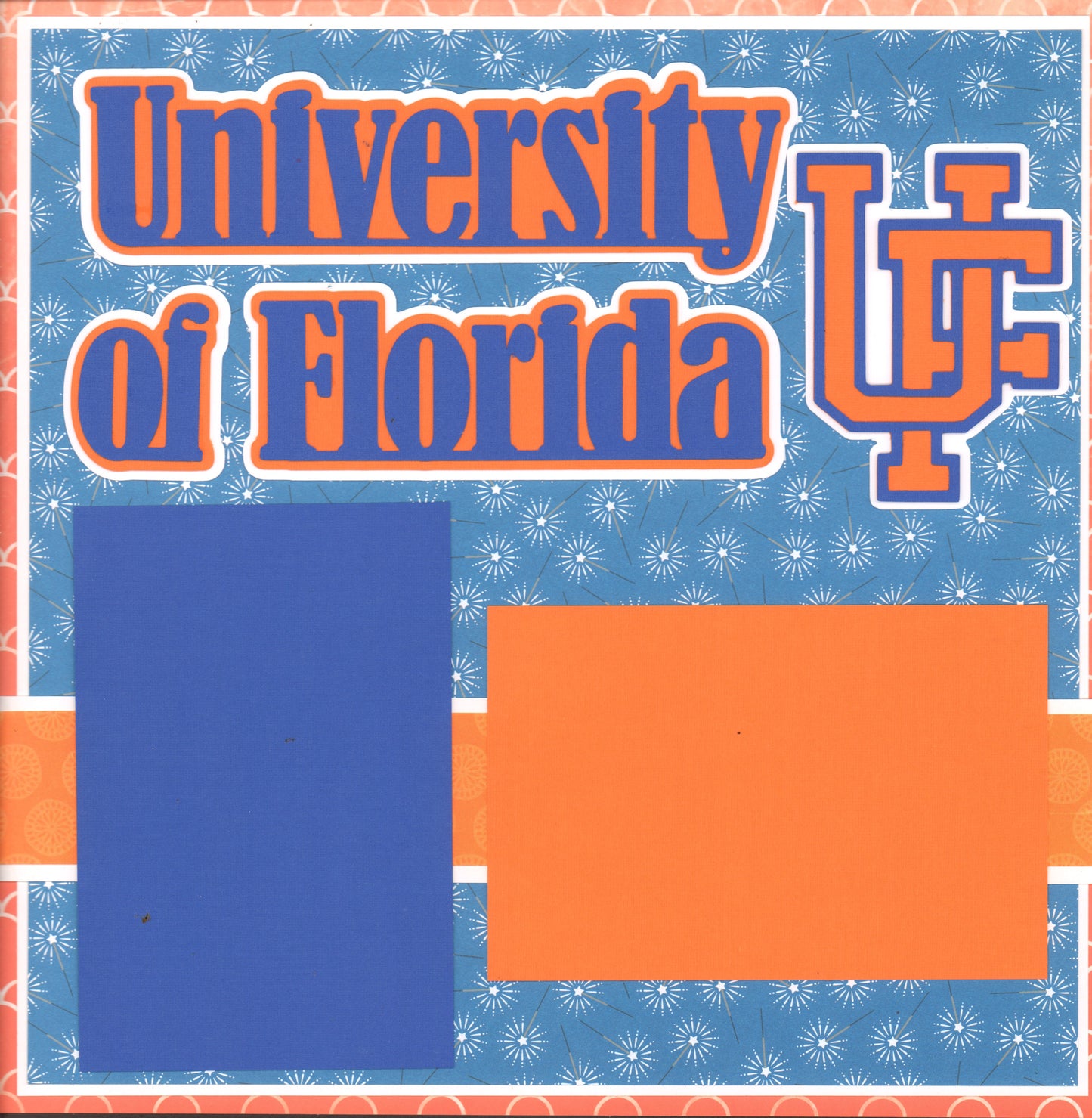 University of Florida 2 page Scrapbook kit