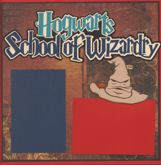 Hogwarts School of Wizardry  using official Harry Potter paper line