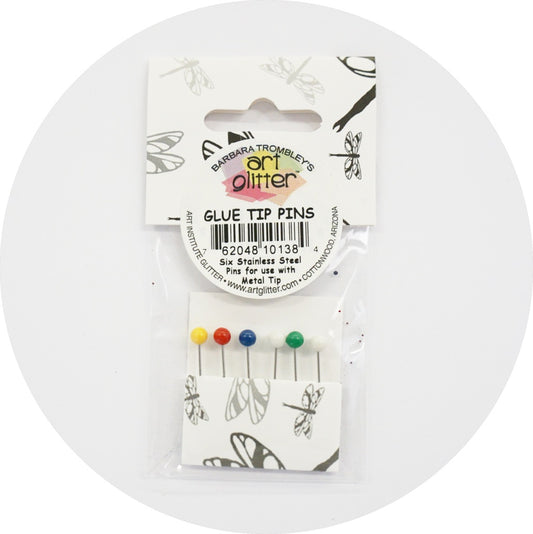 Art Glitter Glue 6 stainless steal pins